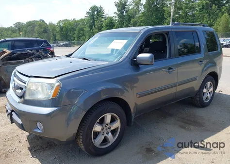 2011 Honda Pilot Ex from USA, damaged, VIN 5FNYF4H41BB075178